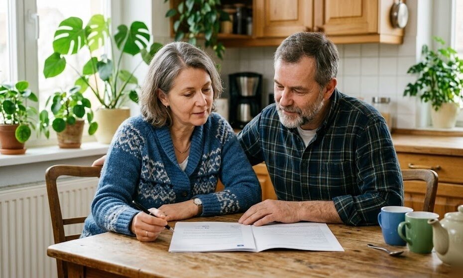 Zwei Personen besprechen gemeinsam die Vorsorgevollmacht in Deutschland und planen füreinander vor