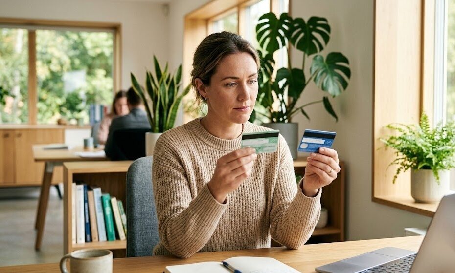 Person vergleicht gesetzliche und private Krankenversicherung in Deutschland und wählt die richtige Option für ihre Situation