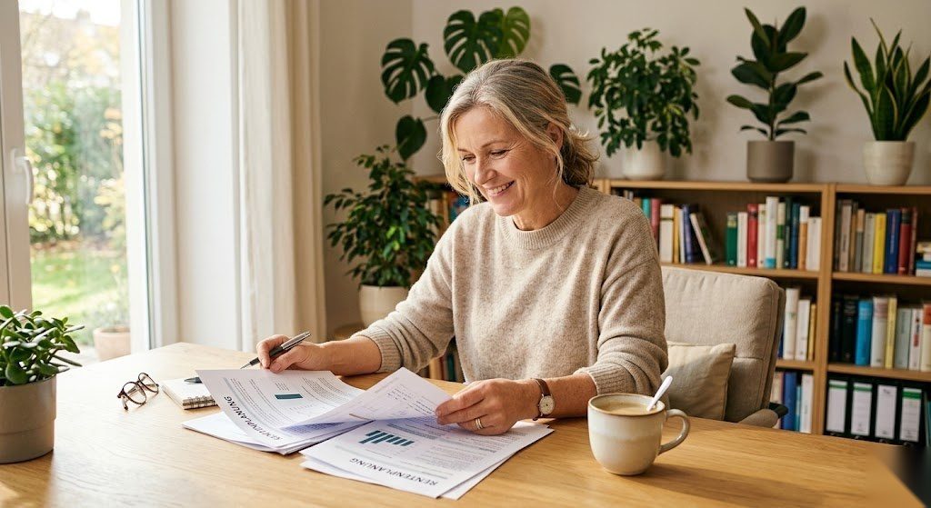 Person plant entspannt ihren frühzeitigen Renteneintritt in Deutschland und überblickt alle Optionen